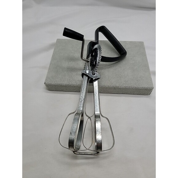 Vintage EKCO Best Egg Beater Hand Mixer Stainless Steel Made In U.S.A. - Picture 1 of 16